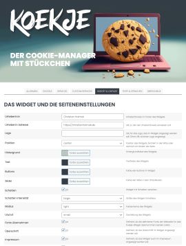 Koekje WordPress Screenshot