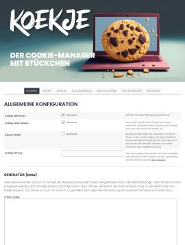 Koekje WordPress Screenshot