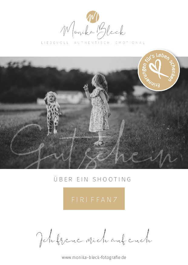 Gutschein Monika Bleck Fotografie
