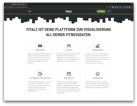 Fitalz Webseite Screenshot
